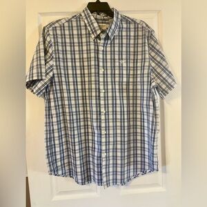 👕Mens xl Dockers short sleeve button up polo shirt with pocket